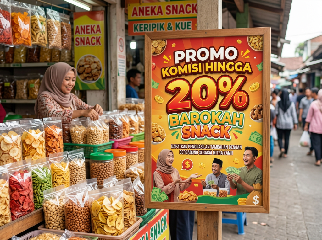 komisi reseller barokah snack
